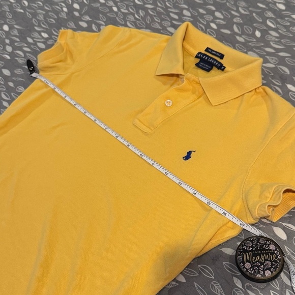 RALPH LAUREN Girl’s Yellow Polo Shirt, size Medium - Picture 6 of 7